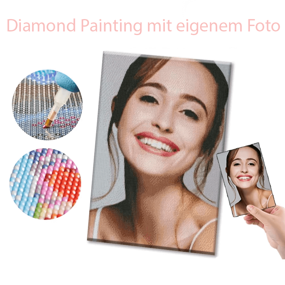 Diamond Painting mit eigenem Foto gestalten