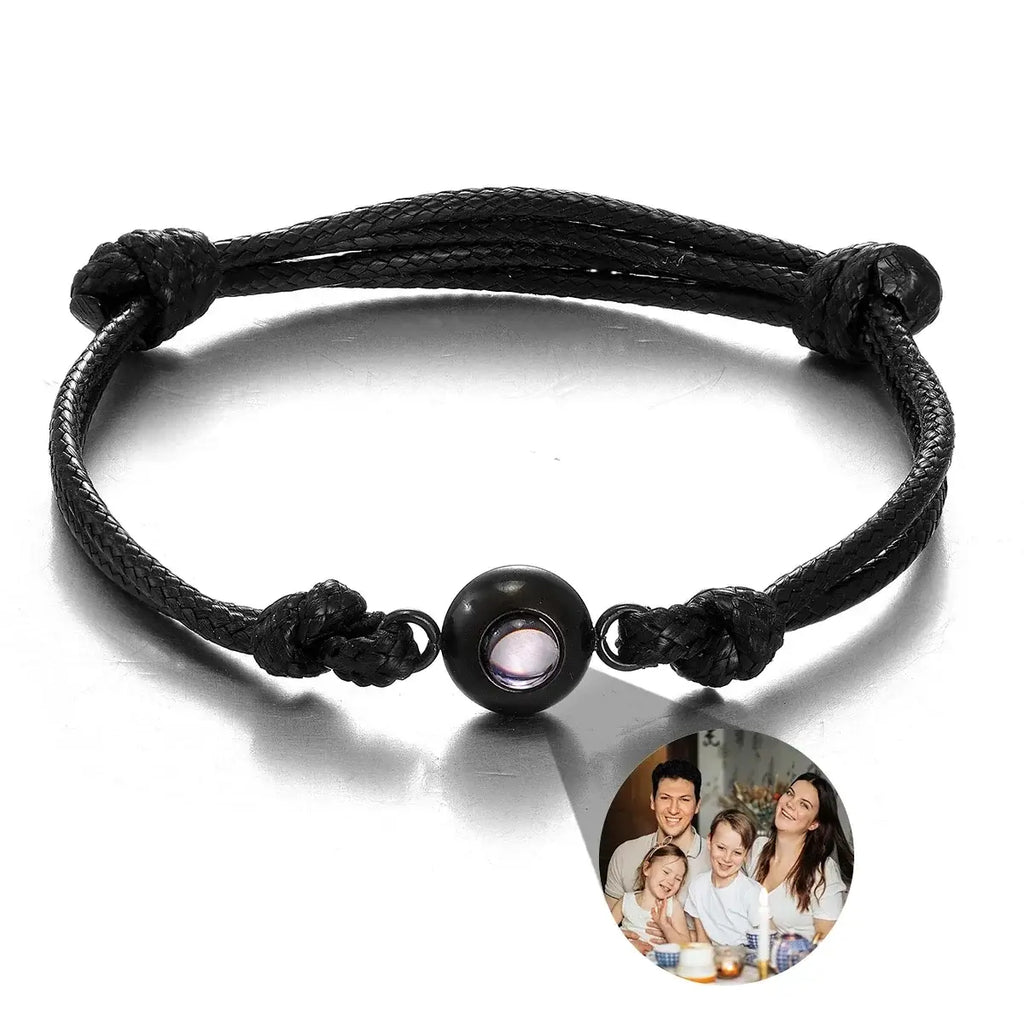 Fotoarmband mit Bild personalisierter Schmuck mit Projektion