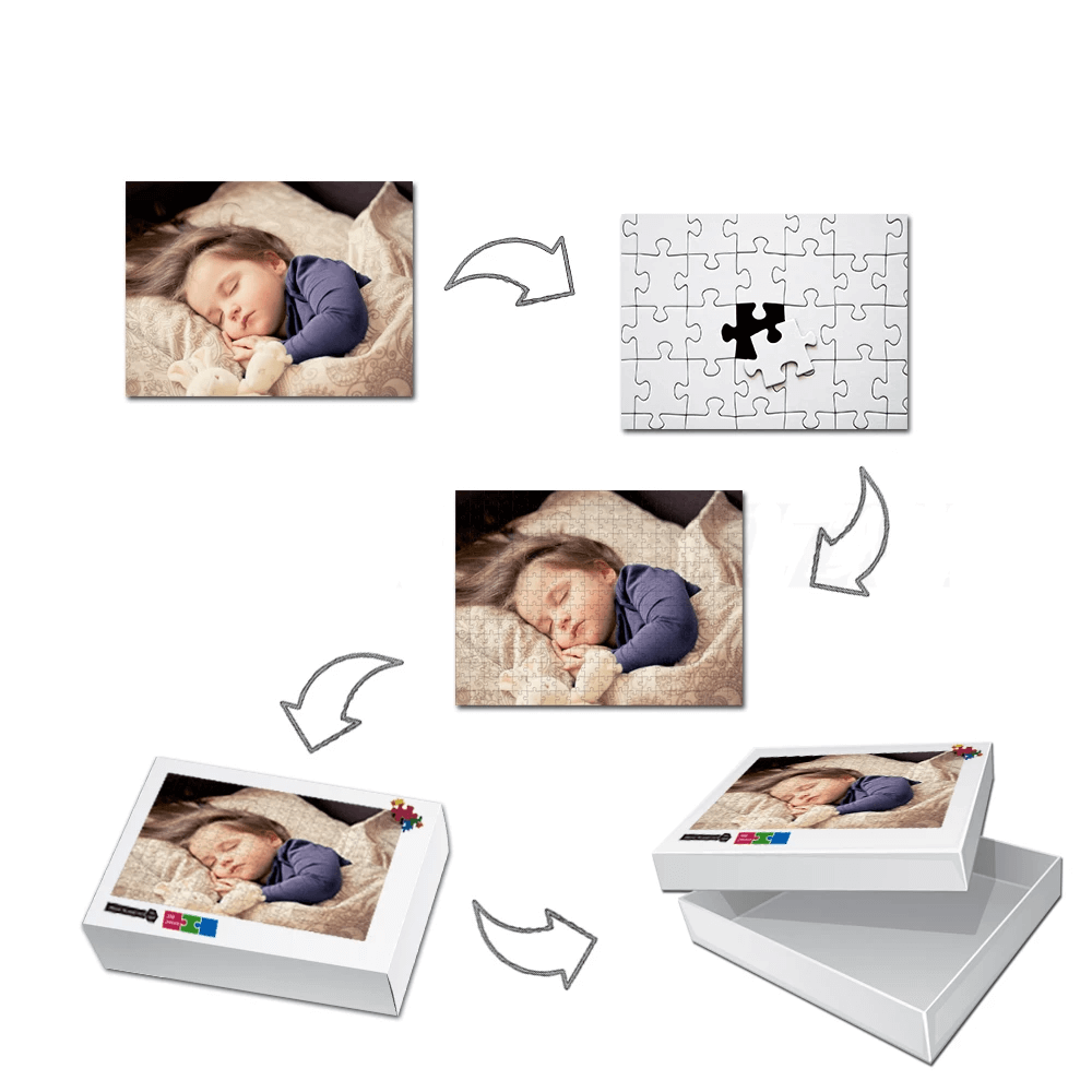 Fotopuzzle, personalisierbar mit eigenem Foto