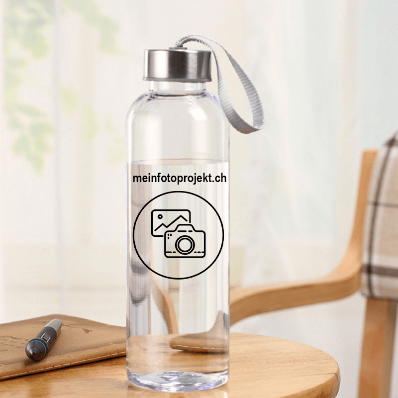 Personalisierte Trinkflasche mit eigenem Foto gestalten